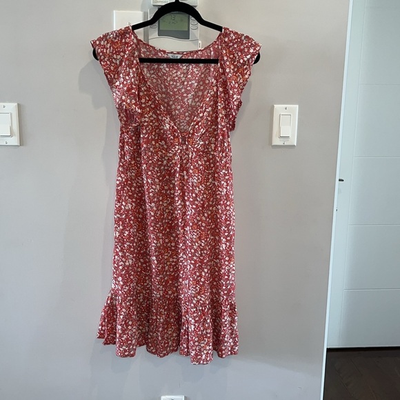 Rails Anika Floral Mini Dress Red Ditsy - Picture 5 of 10